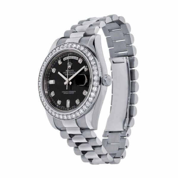 Rolex Day-Date White Diamond Replica - Image 2